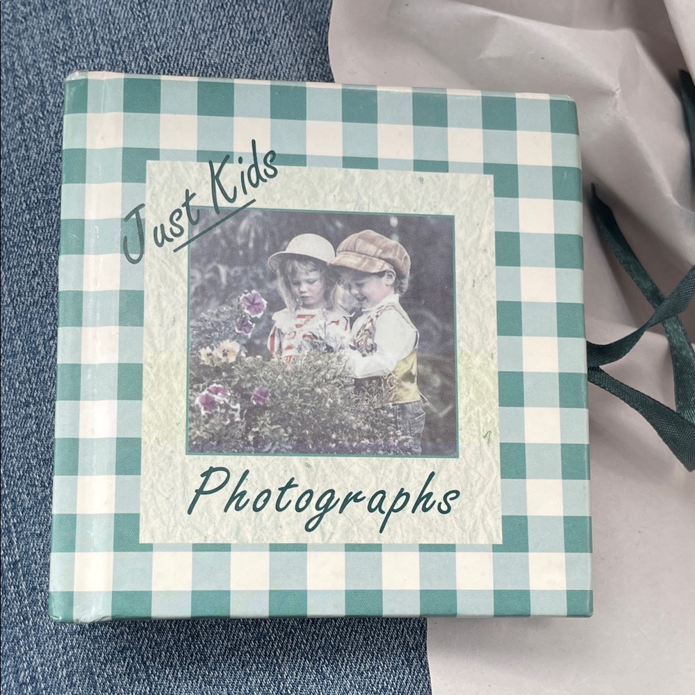 Just For Kids Teal Check Photograph Album